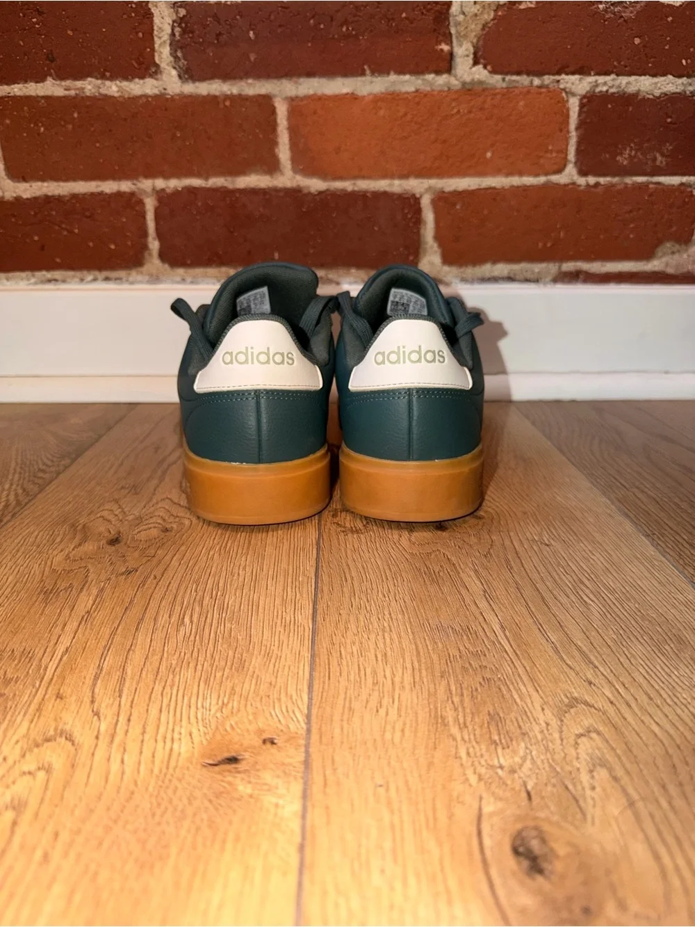 Adidas Grand Court 2.0 Legend Ivy Green Gum Sneakers Men’s Size 7.5